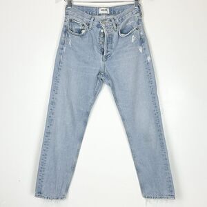 AGOLDE Jeans Parker Button Fly Straight LegDenim Vintage Chic